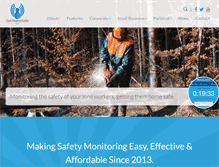 Tablet Screenshot of gethomesafe.com